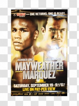 Floyd Mayweather Jr. Vs. Juan Manuel MÃ¡rquez Boxing Miguel Cotto - M%c3%a1rquez - Tea Posters Transparent PNG