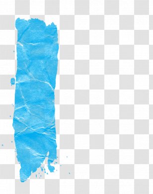 Paintbrush Blue - Aqua - Brush Stroke Transparent PNG