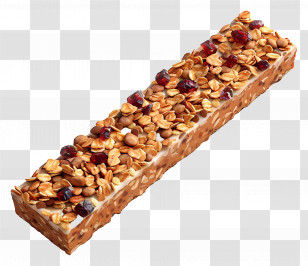 Granola Bar - Granola Bar With Nuts And Berries Transparent PNG