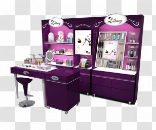 Cosmetics Make-up Designer - Desk - Makeup Showcase Transparent PNG