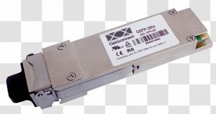 QSFP Small Form-factor Pluggable Transceiver Wavelength-division Multiplexing 10 Gigabit Ethernet XFP Transparent PNG