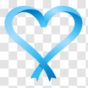 Red Apple - Blue Ribbon Heart Illustration Transparent PNG