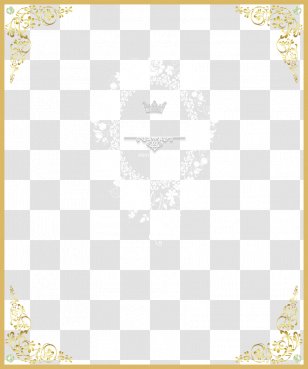 Yellow Area Pattern - Computer Graphics - Vector Chinese Style Gold Frame Transparent PNG