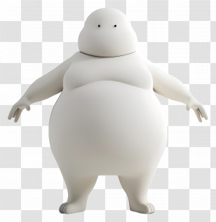 Plump Man - Plump Cartoon Character Illustration Transparent PNG