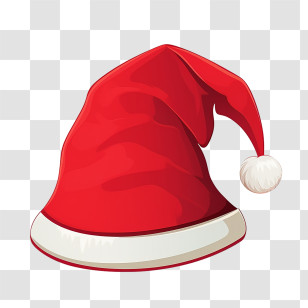 Santa Claus Hat - Classic Santa Claus Hat For Christmas Celebrations Transparent PNG