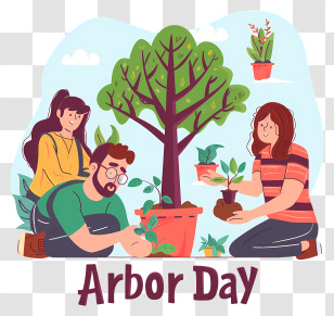 Arbor Day - Arbor Day Tree Planting Event Transparent PNG