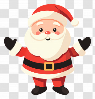 Santa Claus - Cute Santa Claus Illustration For Christmas Transparent PNG