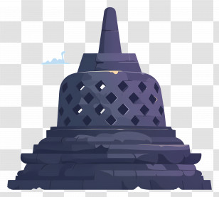 Borobudur - Buddhist Stupa Monument Transparent PNG