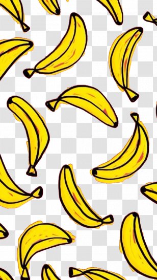 IPhone 6S 5s 7 Plus X 8 - Iphone 6s - A Plurality Of Hand-painted Background Elements Cartoon Banana Transparent PNG