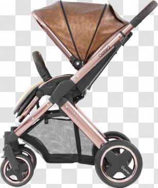 BabyStyle Oyster 2 Baby Transport Gold Rose - Chassis Transparent PNG