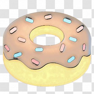 Pop Art Retro Vintage - Doughnut - Wheel Bagel Transparent PNG