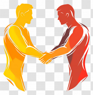 Sportsmanship - Handshake Illustration Transparent PNG