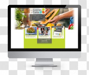 Internet Web Development Landing Page - Display Device - AlphaZero Transparent PNG