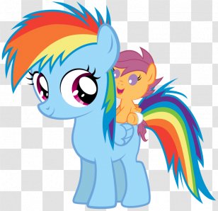 Rainbow Dash Pony Pinkie Pie Applejack Scootaloo - Infant - Precious Transparent PNG