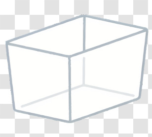 Clipart - Illustration Of Transparent Empty Box Transparent PNG