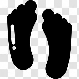 Footprint Human Body Clip Art Symbol Black Transparent Png