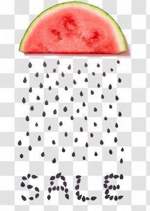 Sales Web Banner Animation Clip Art - Produce - Watermelon Seeds Sale Transparent PNG