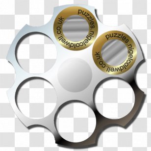 Russian Roulette Bullet Chamber Revolver Cylinder Transparent PNG