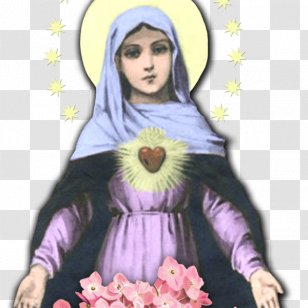 Mary Religion Holy Card - Cartoon Transparent PNG