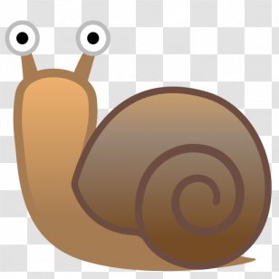 Snail Gastropoda Emoji Escargot Transparent PNG