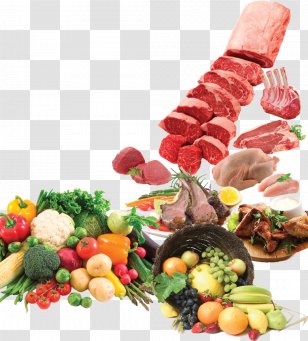 Vegetable Fruit Meat Food Produce - Garnish Transparent PNG