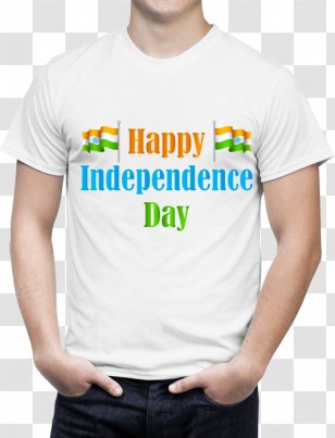 Printed T-shirt India Sleeve Crew Neck - Top Transparent PNG