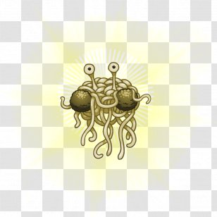 The Gospel Of Flying Spaghetti Monster Church Christian God Delusion - Organism Transparent PNG