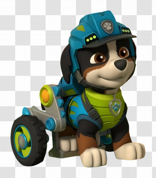 Paw Patrol - Cartoon Dog With Helmet Transparent PNG