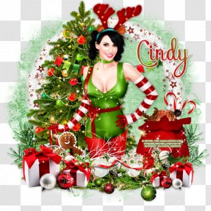 Christmas Ornament Tree Fir Douchegordijn Transparent PNG