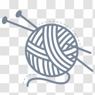 Yarn Wool Knitting Craft - Needle Transparent PNG