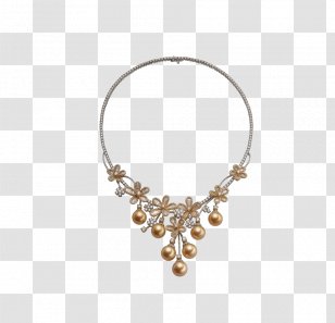 Jewellery Pearl Necklace White Gemstone - Fashion Transparent PNG