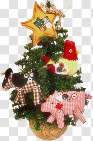 Christmas Tree New Year Holiday Amazing Zoo Ornament - Screenplay - Stag Transparent PNG