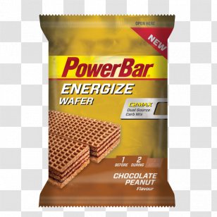 POWERBAR Energize Wafer Berry Yoghurt 12 Pieces/box, Sports Food Peanut Chocolate - Snack Transparent PNG