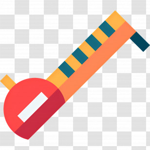 Tape Measure - Colorful Thermometer Illustration Transparent PNG