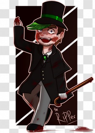 Bauhaus Art Painting - Fictional Character - Jack The Ripper Transparent PNG