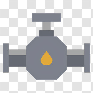Oil Industry - Pipeline Valve For Flow Control Transparent PNG
