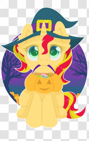 Artist Sunset Shimmer Pony Illustration - Holiday Transparent PNG