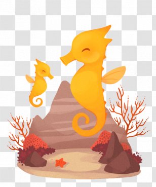 Seahorse Kitten Cuteness - Cutepdf - Cute Transparent Transparent PNG