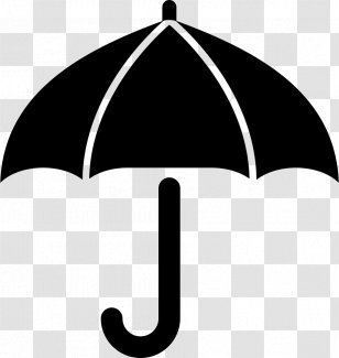 Umbrella - Monochrome Photography - Fashion Accessory Transparent PNG