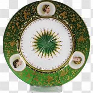 Plate Opaline Glass Antique Porcelain - Ceramic Transparent PNG
