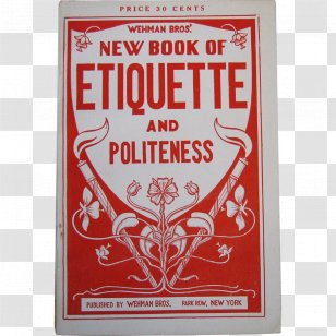 Victorian Era A Guide To The Manners, Etiquette, And Deportment Of Most Refined Society Blog Book Transparent PNG