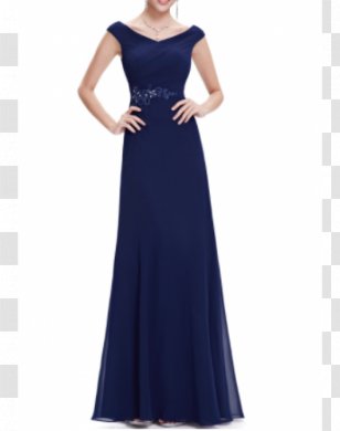 Evening Gown Dress Prom Formal Wear Sleeve - Satin Transparent PNG