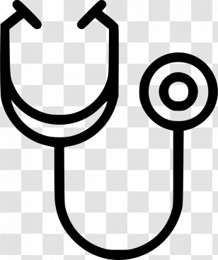 Stethoscope Medicine Clip Art Physician - Health Care - Initial Svg Transparent PNG
