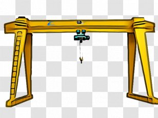 Table Background - Gantry Crane - Yellow Transparent PNG