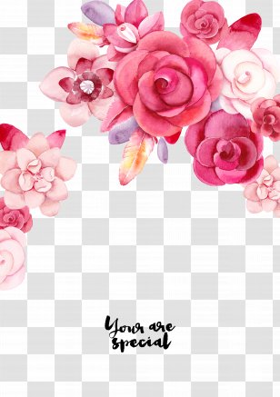 Wedding Invitation Calligraphy Graphic Design Handout Font - Character - Flowers Transparent PNG