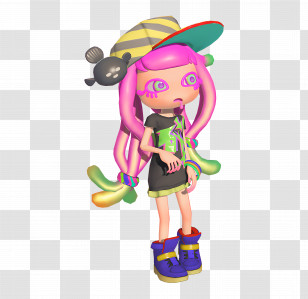 Harmony - Colorful Pink-Haired Character Transparent PNG