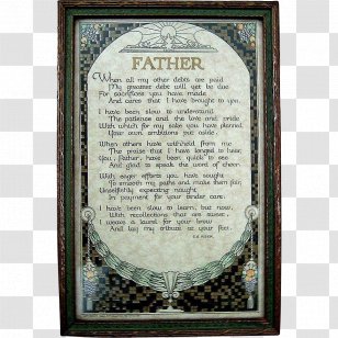 Poetry Father Illustration Mother Illustrator - Father&rsquo;s Day Transparent PNG
