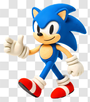 Sonic The Hedgehog - Blue Hedgehog Character Transparent PNG