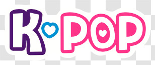 Kpop - K-Pop Logo Transparent PNG