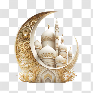 Crescent Moon
 - Crescent Moon And Mosque For Eid Celebration Transparent PNG